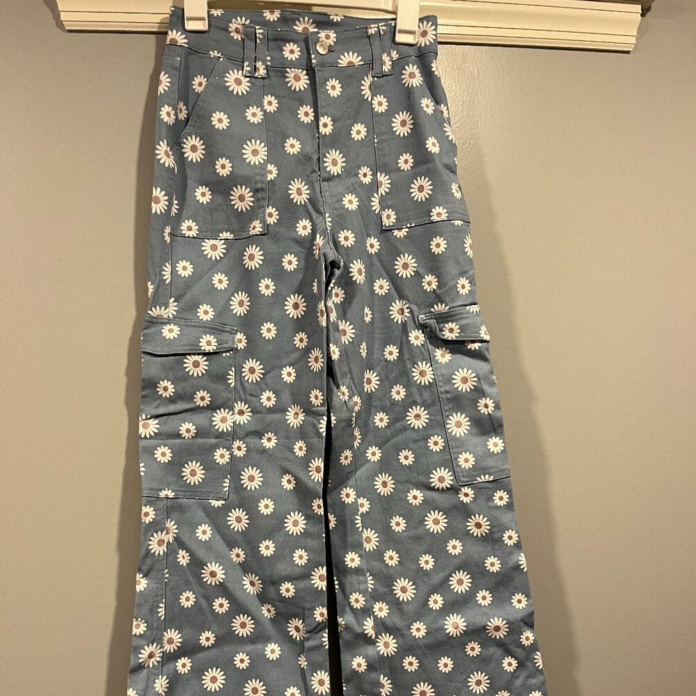 Altar’d State floral wide-leg jeans